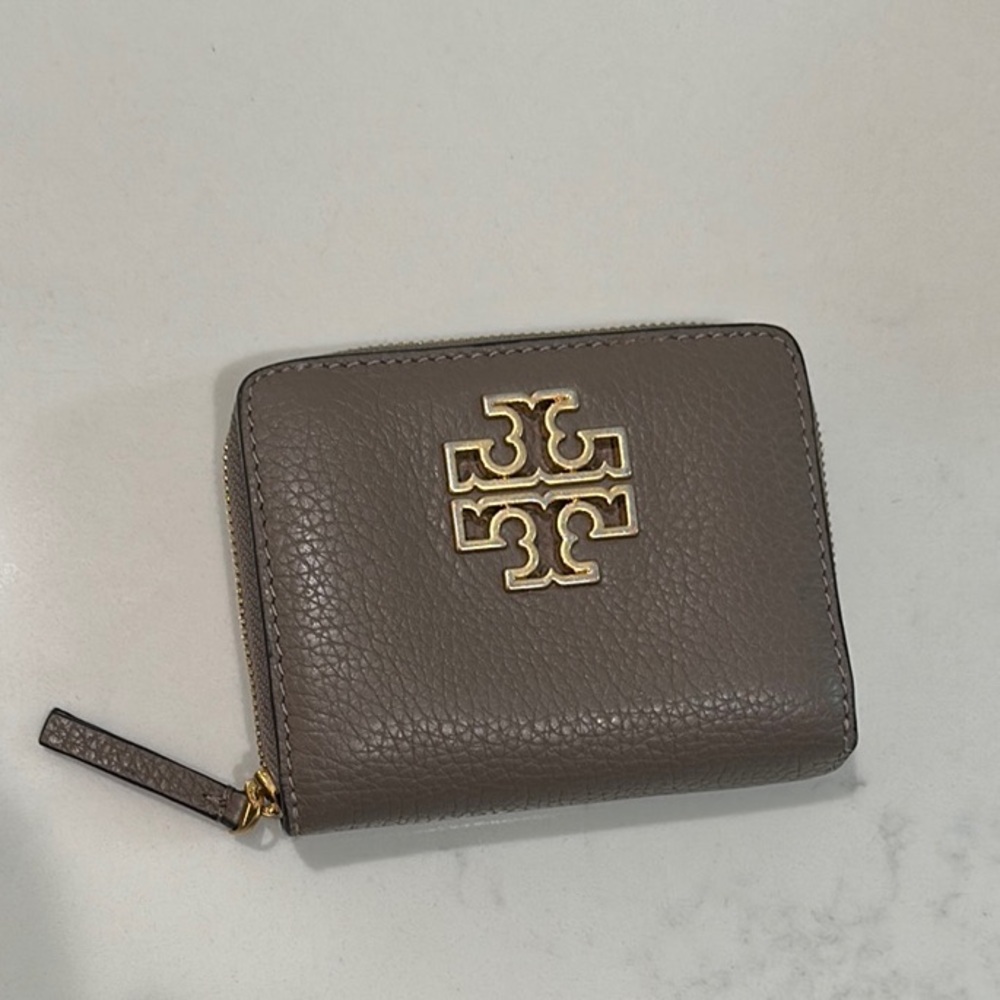 Tory Burch Gray/Taupe Small Wallet